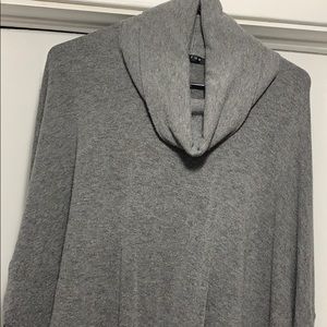 Heather Grey Cowl Neck Sweater